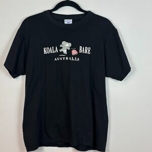 Australian Grown Koala‎ Bare Graphic Tee Womens Small Travel Fun